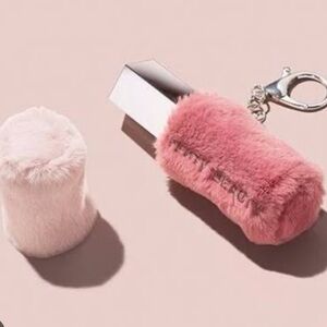 Fenty Beauty Blush Pink Fuzzy Keychain